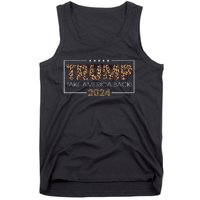 Donald Trump 2024 Take America Back Leopard Print Gift Wo Tank Top