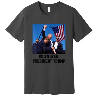 Donald Trump 2024 God Bless President Trump Gift Premium T-Shirt