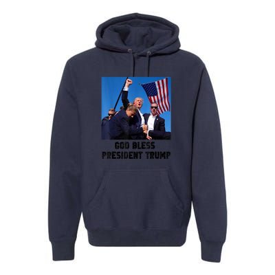 Donald Trump 2024 God Bless President Trump Gift Premium Hoodie