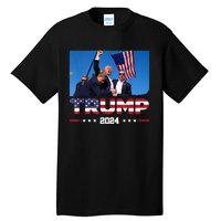 Donald Trump 2024 Survived Shot At Election Rally Tall T-Shirt