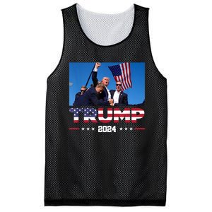 Donald Trump 2024 Survived Shot At Election Rally Mesh Reversible Basketball Jersey Tank