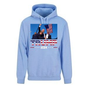 Donald Trump 2024 Survived Shot At Election Rally Unisex Surf Hoodie