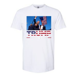 Donald Trump 2024 Survived Shot At Election Rally Softstyle CVC T-Shirt