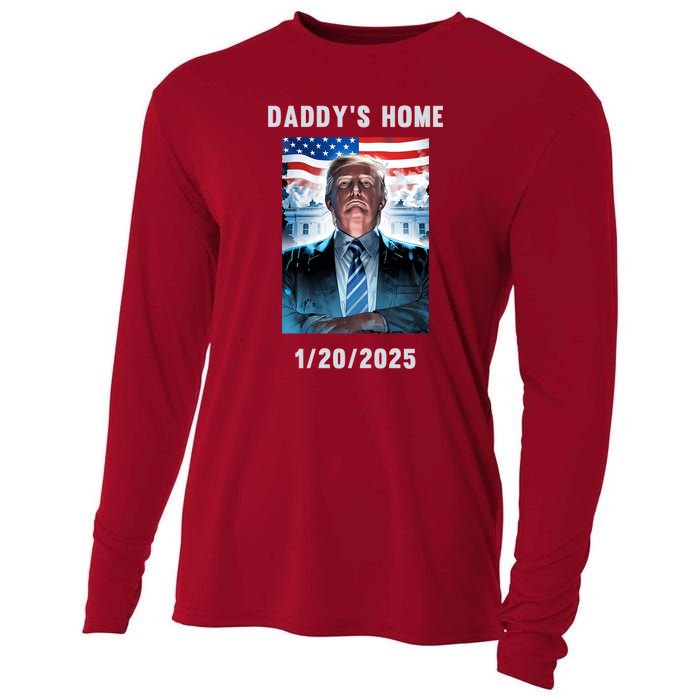 Donald Trump 2024 Daddys Home Cooling Performance Long Sleeve Crew