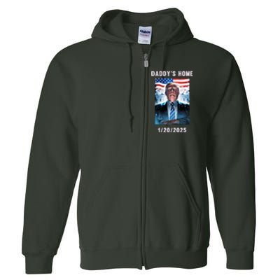 Donald Trump 2024 Daddys Home Full Zip Hoodie