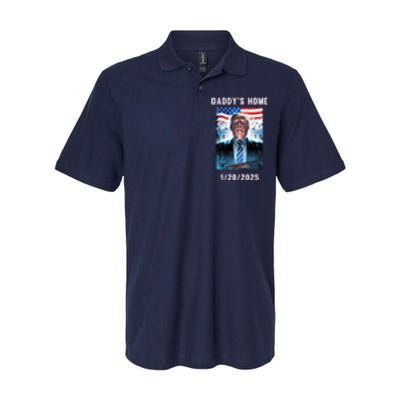 Donald Trump 2024 Daddys Home Softstyle Adult Sport Polo