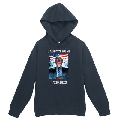 Donald Trump 2024 Daddys Home Urban Pullover Hoodie