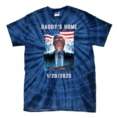 Donald Trump 2024 Daddys Home Tie-Dye T-Shirt