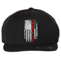 Donald Trump 2024 Take America Back American Flag Patriotic Wool Snapback Cap