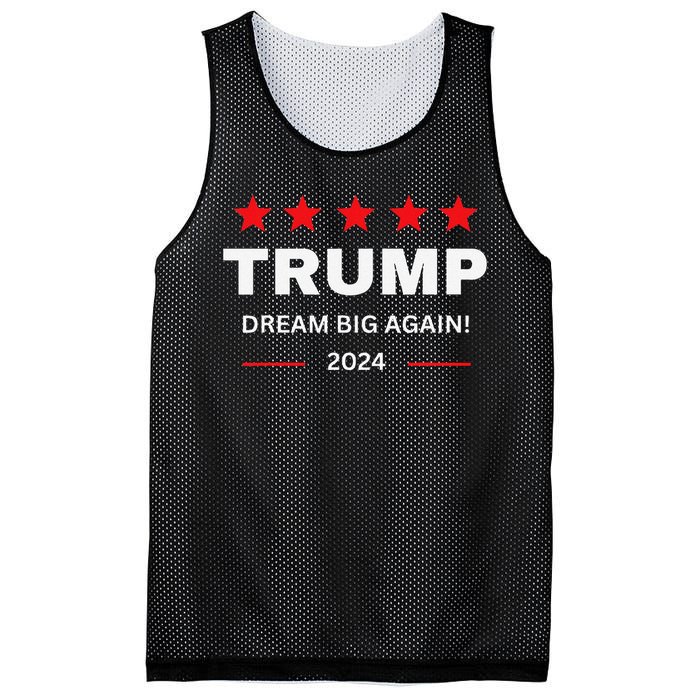 Donald Trump 2024 Dream Big Again Mesh Reversible Basketball Jersey Tank