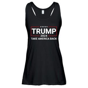 Donald Trump 2024 Take America Back Election The Return Ladies Essential Flowy Tank