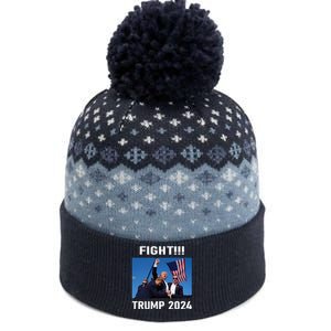 Donald Trump 2024 Fight Gift The Baniff Cuffed Pom Beanie