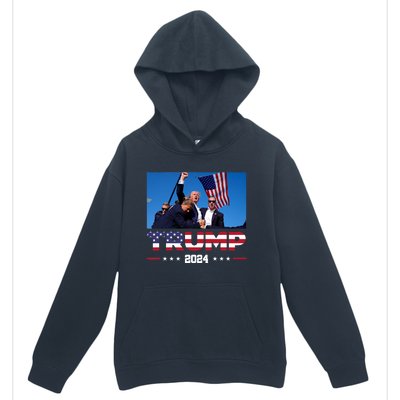 Donald Trump 2024 Survived Shot At Election Rally Urban Pullover Hoodie