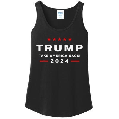 Donald Trump 2024 Take America Back Election The Return Ladies Essential Tank