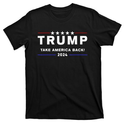 Donald Trump 2024 Take America Back Election The Return T-Shirt