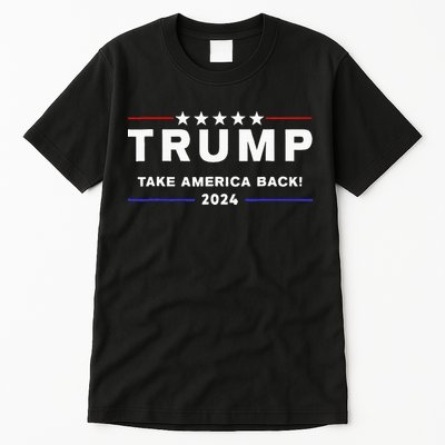 Donald Trump 2024 Take America Back Election The Return Tall T-Shirt