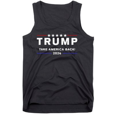 Donald Trump 2024 Take America Back Election The Return Tank Top