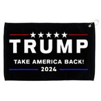 Donald Trump 2024 Take America Back Election The Return Grommeted Golf Towel