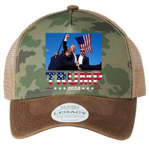 Donald Trump 2024 WonT Be Stopped Legacy Tie Dye Trucker Hat