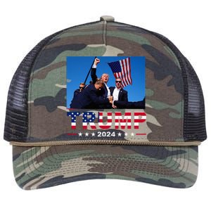 Donald Trump 2024 WonT Be Stopped Retro Rope Trucker Hat Cap