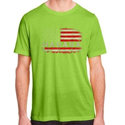 Donald Trump 2024 MAGAGA Take America Back American US Flag Adult ChromaSoft Performance T-Shirt