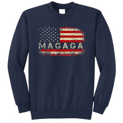 Donald Trump 2024 MAGAGA Take America Back American US Flag Sweatshirt