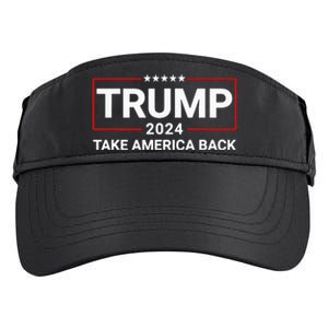 Donald Trump 2024 Take America Back Election Adult Drive Performance Visor