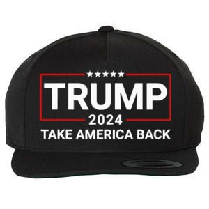 Donald Trump 2024 Take America Back Election Wool Snapback Cap