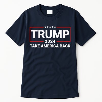 Donald Trump 2024 Take America Back Election Tall T-Shirt