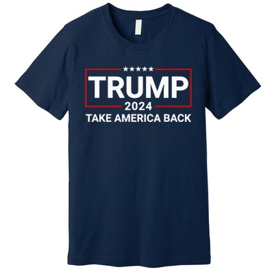 Donald Trump 2024 Take America Back Election Premium T-Shirt