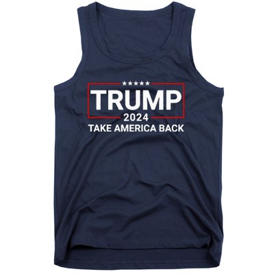 Donald Trump 2024 Take America Back Election Tank Top