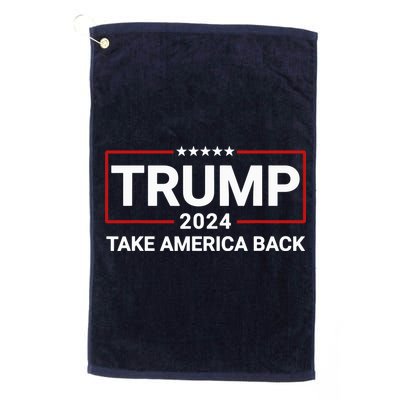 Donald Trump 2024 Take America Back Election Golf Towel