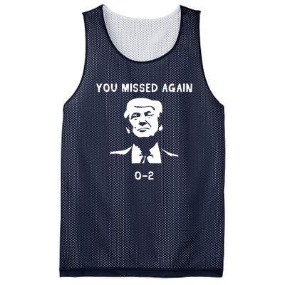 Donald Trump 2024 Missed Me Funny Conservative Mesh Reversible Basketball Jersey Tank