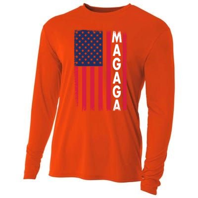 Donald Trump 2024 Make America Great And Glorious Again MAGAGA Shirt Magaga Cooling Performance Long Sleeve Crew