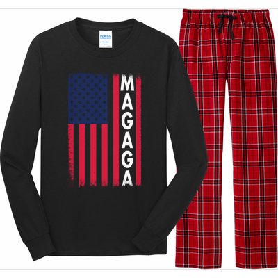 Donald Trump 2024 Make America Great And Glorious Again MAGAGA Shirt Magaga Long Sleeve Pajama Set