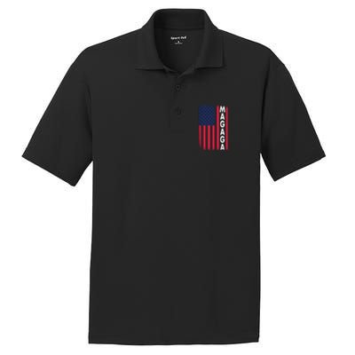 Donald Trump 2024 Make America Great And Glorious Again MAGAGA Shirt Magaga PosiCharge RacerMesh Polo