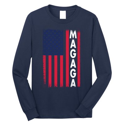 Donald Trump 2024 Make America Great And Glorious Again MAGAGA Shirt Magaga Long Sleeve Shirt