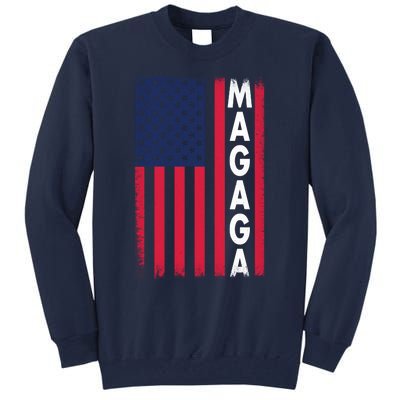 Donald Trump 2024 Make America Great And Glorious Again MAGAGA Shirt Magaga Tall Sweatshirt