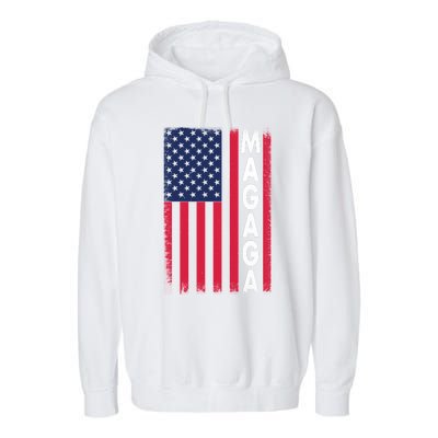 Donald Trump 2024 Make America Great And Glorious Again MAGAGA Shirt Magaga Garment-Dyed Fleece Hoodie