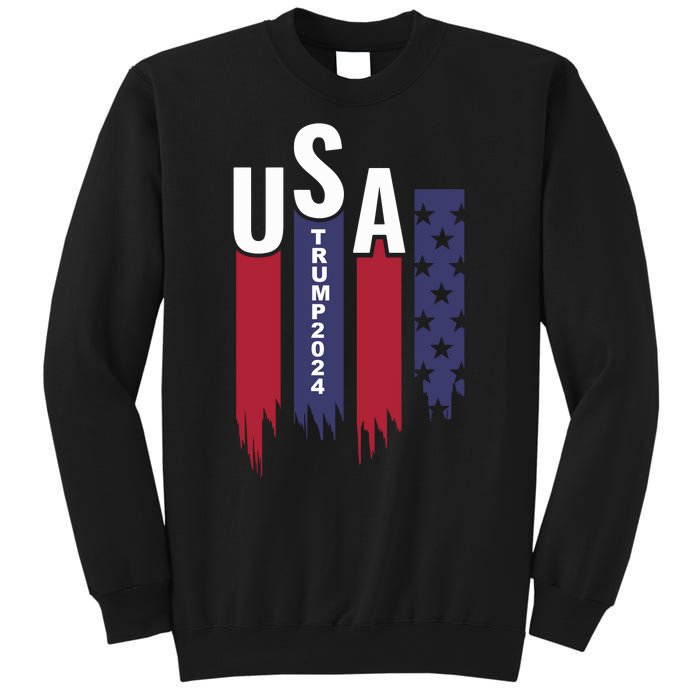 Donald Trump 2024 Take America Back American Flag Sweatshirt