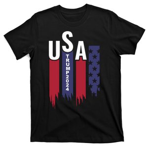 Donald Trump 2024 Take America Back American Flag T-Shirt