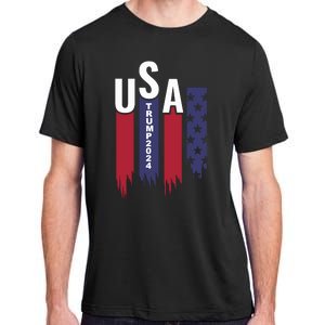 Donald Trump 2024 Take America Back American Flag Adult ChromaSoft Performance T-Shirt