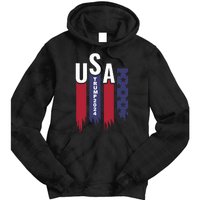 Donald Trump 2024 Take America Back American Flag Tie Dye Hoodie