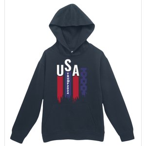 Donald Trump 2024 Take America Back American Flag Urban Pullover Hoodie