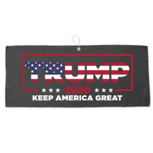 Donald Trump 2020 Election Keep America Great Gop Gift Large Microfiber Waffle Golf Towel