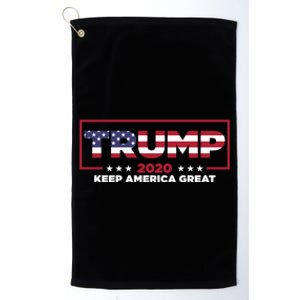 Donald Trump 2020 Election Keep America Great Gop Gift Platinum Collection Golf Towel