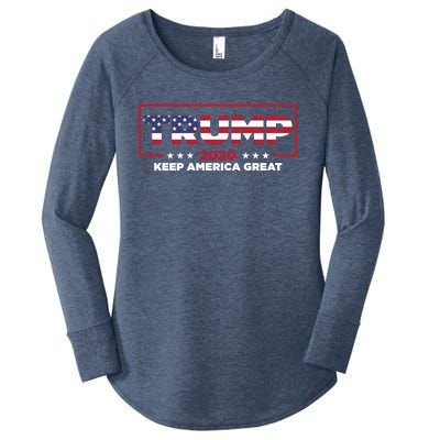 Donald Trump 2020 Election Keep America Great Gop Gift Women's Perfect Tri Tunic Long Sleeve Shirt