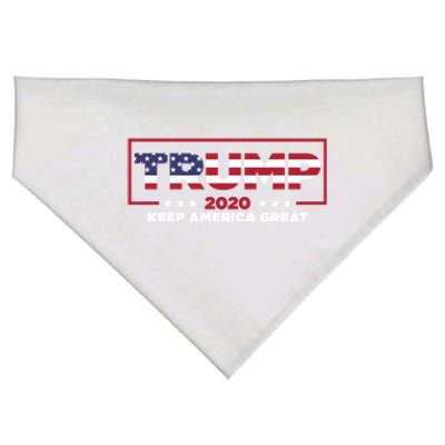 Donald Trump 2020 Election Keep America Great Gop Gift USA-Made Doggie Bandana