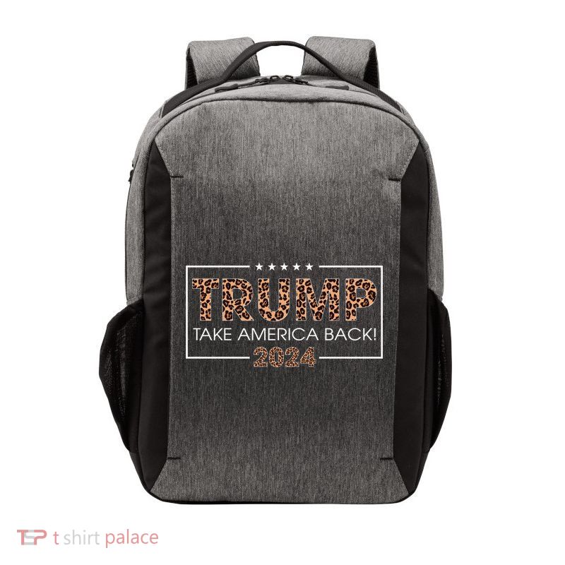 Donald Trump 2024 Take America Back Leopard Print Gift Wo Vector Backpack