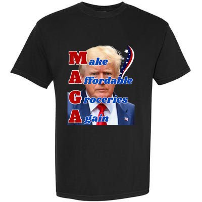 Donald Trump 2024 Election Make Affordable Groceries Again Garment-Dyed Heavyweight T-Shirt